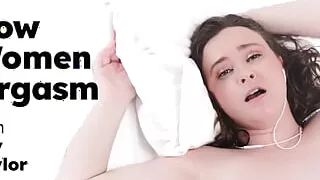 UP CLOSE - How Women Orgasm With All Natural Beauty Jay Taylor! INTENSE VIBRATOR ORGASM! FULL SCENE