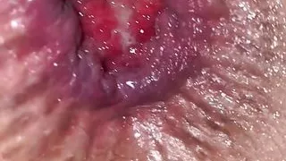 The best close up anal cum with open hole !!!!!!!