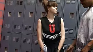 Big Floppy Boobs Teen seduce to Big Black Cock Interracial Fuck at Gym Fitting Room