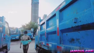 Asian Girl Posing with tied hand Outdoor