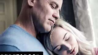 PURE TABOO Obedient Petite Virgin Lexi Lore Receives Very Special Hug From Stepdaddy Derrick Pierce