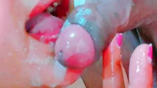 Desi girl blowjob ,cum in mouth ,big dick,ass licking