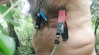 nipples training under rain