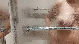 Caught my busty stepsister in shower