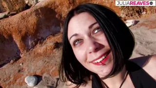 Hot Girls Gets Bug Titties Sucked On The Beach - JuliaReaves