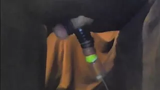 Milking Table Cockhead Vacuum Sucking With Rings On Balls And Cock