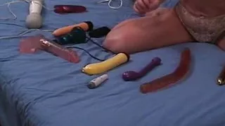 A slim blonde lady getting pleased by her master in the bedroom