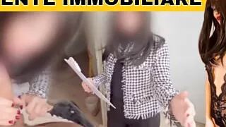 Real estate agent willing to do anything to close the sale