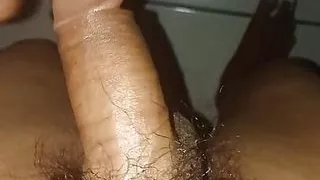 Dick shaken while standing up