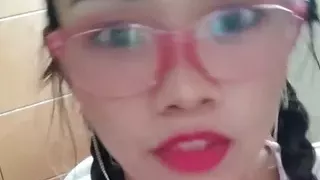 Little Innocent Masturbating Results Huge Cumshot on the Face