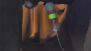 Milking Table Cockhead Vacuum Sucking With Bound Dick And Balls