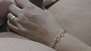 Sleepy step mom handjob step son big cock