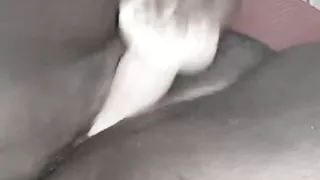 Trailer - Punching black bbw's fat pussy hardcore