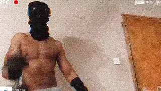 Roadman Works Out And Checks Out His Muscles