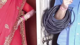 Sexy desi Rinky Bhabhi  and local area boy fucking hard in room. Fucked and enjoy fully hindi audio