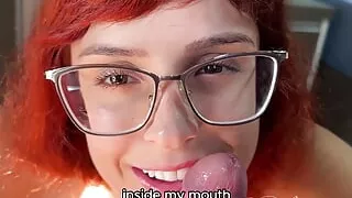 Passionate Blowjob Eye Contact