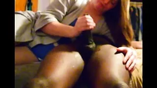 Throat Fucking a BBW She Aims to Please