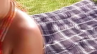 Cute Teen Gets Her Tight Holes Drilled Deep by a Tattooed Man Outside After Short Interview