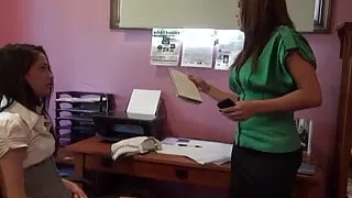 Francesca Le and Georgia Jones are hot lesbians with big