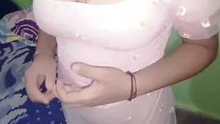 Step sis was ready for birthday party and I couldn't control and fucked her tight pussy.