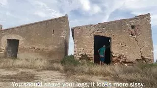 Too much fun to have a submissive husband in a chastity cage