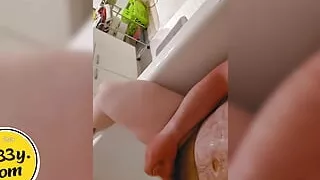 A real perverted gay pig is greedy for hot piss juice