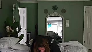 I suck and fuck his married cock until he explodes in my fertile pussy