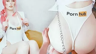 Makima decided to chage job and became a porn star - Cosplay The Chainsaw Man Spooky Boogie