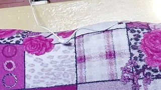 Man masturbating in the living room without being seen