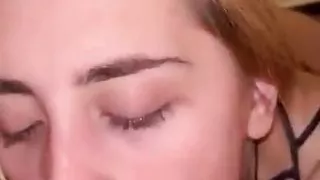Juicy Sloppy Blowjob Close up Facefuck Pt 2