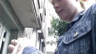 Hot blonde slut from Germany showing her incredible masturbation on cam