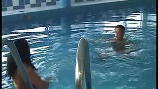 Superb German babe shows her cock riding skills before eating cum