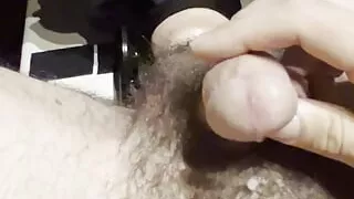 sissy cumslut cumming for 3 straight minutes and then a big squirting orgasm finish