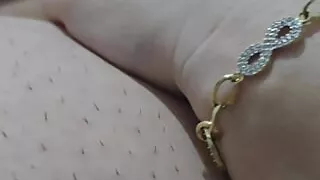 Step mom handjob step son in bed waching his dick