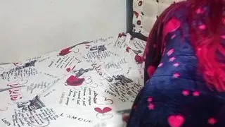 My stepmom helps me with my homework and with a super blowjob BIG TITS CUM on the Big Ass Tits