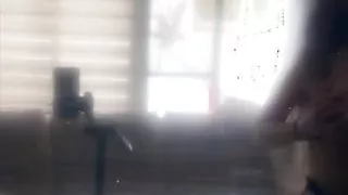 I Was Shooting a Video and I Realized That the Reflection on the Turned off TV Screen Was Really Very Sensual...