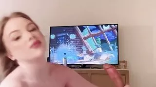 My little step bro shares my room and fuckes my tight pussy- MASSIVE CREAMPIE