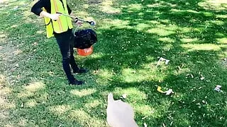Andrew Connor Chokes Down Cock To Get Out Of Trash Duty