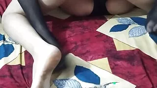 Horny Indian stepsister had heard sex with her stepbrother on home hindi audio