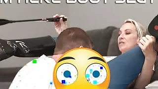 THE BOOT SLUT E04 Worshipping Hunter Boot Mistress In Crotchless Jeans - MILF STELLA FREEBIE