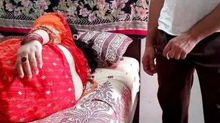 Being a virgin boy, step son could not control herself to see step mom naked .