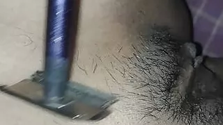 Assamese girl Pussy Hair cutting