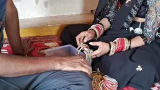 New daughter-in-law fucked by father-in-law as a horse, father-in-law seduced daughter-in-law and had sex by luring Pushkar