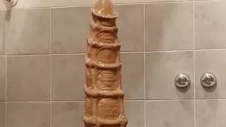 Playing with my xxl dildo