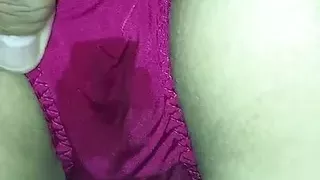 - She has a big stain on her underwear when she takes it off even though she hasn't done anything