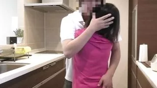 A couple who sucks their husband&#039;s dick on the bed and sprees with intense SEX ...
