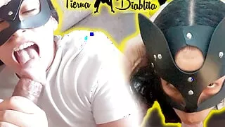 The Pikachu Fan Girl Devours His Cock to Receive His Cum on Her Face