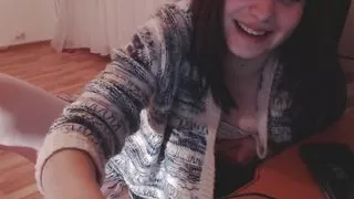 Super cum show while smoking