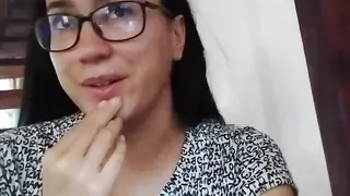 I'm in a Hotel and I Masturbate on the Stairs and Squirt