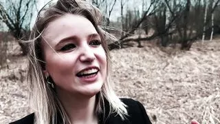 Social Experiment Ended For Presenter With Cum In Her Pussy